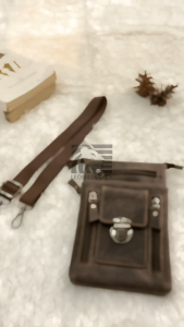 Tas Pinggang hp Selempang tas Kecil Pria Kulit Sapi - Vio Sling Bag