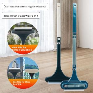 MONLEYTA | Home Use Window Screen Cleaner Double Sided Diamond Universal Brush No Need To Remove Easy To Clean Glass Dusting Tool