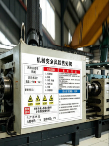 RUIKELAIXIANG | Risk Warning Sign Safety Hazard Identification Plaque