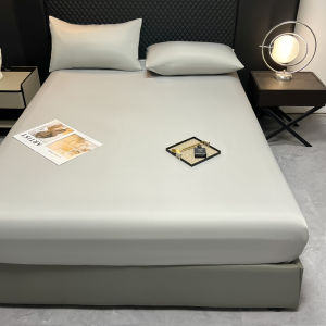 Summer Ice Silk Bed Canopy Single Piece 0.9m 1.5m 1.8m Mattress Cover 2025 New Style Bed Canopy Summer Bed Sheet Three Piece Set