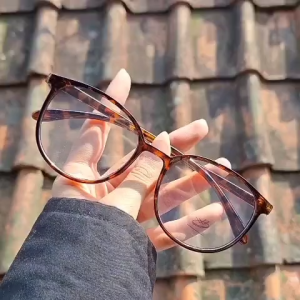 kacamata anti radiasi blue light gaya korea bentuk oval pria wanita plar oval