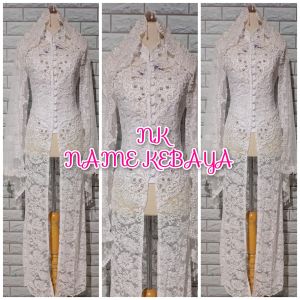 set kebaya akad nikah exclusive kebaya bruakat full payet kebaya brukat premium kebaya brukat semata kaki