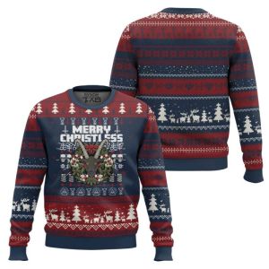 Hail Santa Ugly Funny Christmas Novelty Pullover Xmas Jumper Christmas Party Costume Cosplay Mens Pullover Womens Pullover