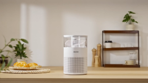 MeeGoo Smart Air Purifier HEPA Filtered Air Cleaner Ultra quiet Smoke Odor Negative Ion Generator Anti-PM2.5 Efficient Purifying Air Formalde