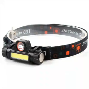 Waterproof LED Headlight Flashlight XPE + COB Headlamp for Camping Head Light Adjustable Headband USB Rechargeable Fishing Headlight