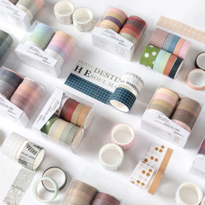 Stickers Punk | Cute Colorful Patterned Handmade Decorative Tape Set