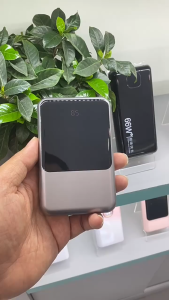 Cloema 10000mAh Magnetic Power Bank 66W Max Charging Power with 2 Lines Type-C iOS Big Screen Display Battery Wireless&Wired Charging for QI Phone
