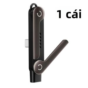 Bộ Chuyển Đổi USB C OTG 90 Độ Loại Đứng Đầu Type-C Đực Sang Cái Dành Cho iPhone 17 Xiaomi Android Bộ Chuyển Đổi Điện Thoại Di Động PD