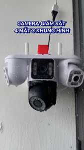 camera 4 mắt ngoài trời chính hãng yoosee độ bền cao rõ nét
