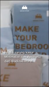 Adizas Store - Sprei Resleting 90x200x15 - Bahan Polos Signature