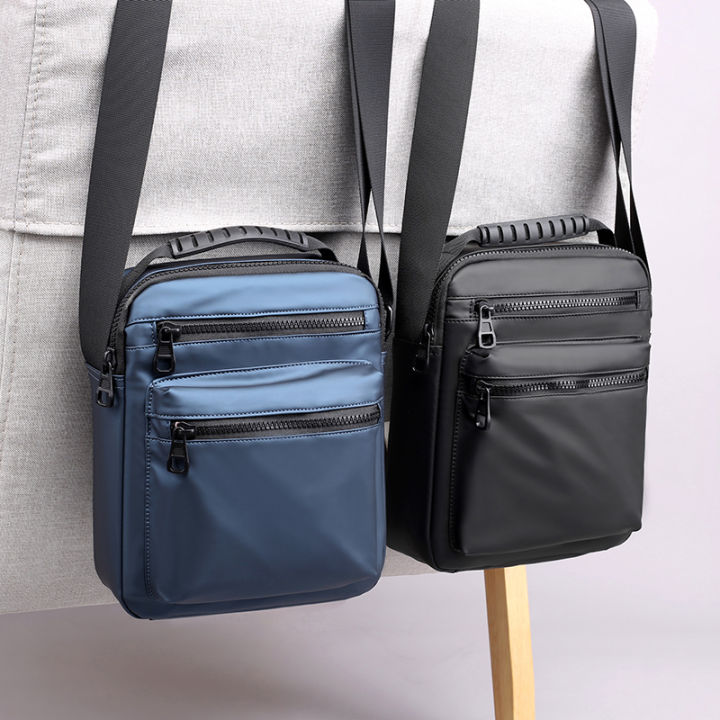 Men's Nylon Bag Shoulder Bag Korean Style Casual Oxford Cloth Men's Bag ...