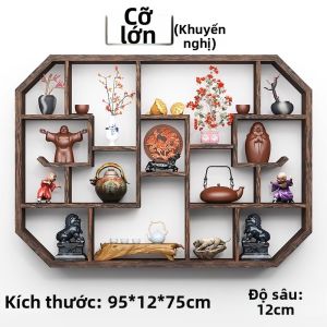 Kệ Treo Tường Gỗ Thật cho Trang Trí và Lưu Trữ