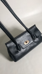 Tas Bahu Wanita Kulit PU Polos - Korean Shoulder Bag Kunci Putar