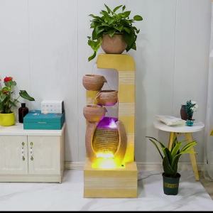 Home Decoration Items Water Fountain Water Fountain Indoor Feng Shui Water Feature Decorative Items Display Home Humidification European Relocation and Opening First Choice
