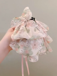 Kẹp tóc nơ dài tiểu thư vải voan lưới rũ đính ruy băng nhiều mẫu cổ điển dành cho nữ K84