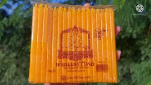 เทียน เทียนไข เทียนเหลือง เทียน 5 หุน เทียนกลิ่นหอม เทียนขี้ผึ้ง เทียนควันน้อย เทียนไร้ควัน เทียนไร้น้ําตา ไม่มีน้ําตาเทียน เทียนคุณภาพ