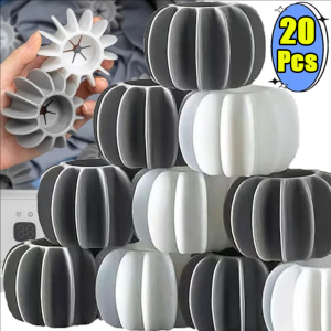 6/20Pcs Reusable Silicone Laundry Ball / Anti-tangling Cleaning Tools / Washing Machine Hair Catcher / Pet Hair Remover