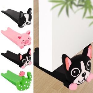 Động vật hoạt hình sáng tạo chặn cửa cao su chống va chạm im lặng nệm cho nhà đồ nội thất trẻ em phòng ngủ an toàn chống Pinch công cụ bảo vệ