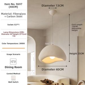 FANCY LAMP CLUB | Wabi-Sabi Creative Artistic Decorative Restaurant Pendant Light