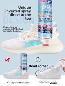 MONLEYTA | Foot Odor Eliminator Spray Shoe Deodorant Antibacterial For Shoes Socks Shoe Cabinet Freshener Odor Removal Foot Sweat Control