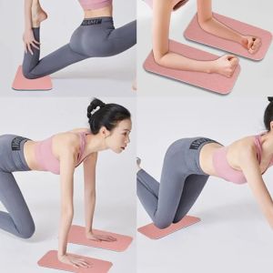2Pcs Enhanced Thick TPE Yoga Knee Pads for Men and Women Supportive Cushion Set for Elbow Leg and Arm Comfort