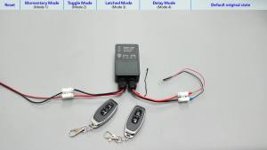 Wenqia 433Mhz điều khiển từ xa không dây ánh sáng/bơm chuyển DC 12V 24V 36V 48V 72V 30A công suất cao không thấm nước tiếp sức 500 mét phạm vi kiểm soát