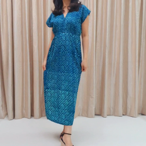 [043] {5061} LONG DRESS MANOHARA  RAYON MATERIALS/MANOHARA BATIK DRESS *Wholesale Available