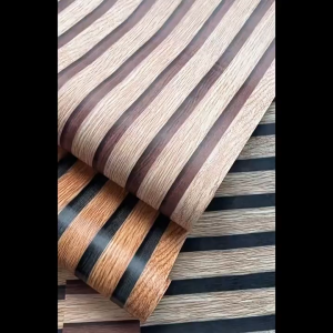 WALLPAPER DINDING KAMAR/RUANG TAMU/RESTORAN MOTIF GARIS SALUR HITAM 45 cm x 7.3 meter