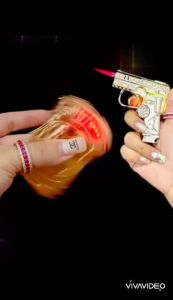 HỘP QUẸT BẬT LỬA GA KHÒ CÀ RỐT CON QUAY 3IN1 TRƠN BÓNG KÈM ĐÈN NHẤP NHÁY