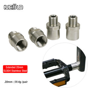 1 Pair Mtb Bicycle Pedal Axle Extenders 14mm Thread Mountain Road Bike Pedals Bolts Spacers Extension Bicycle Pedal Accessories