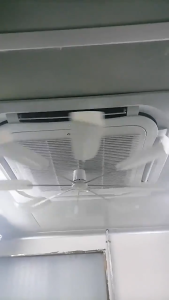 【SKIT SG】New Upgrade Air Conditioning Wind Deflector Anti Direct Bubbles Windscreen Blowing Screen for Bedroom Office Hot and Cold Air Cassette Type Air Conditioner Ceiling Suspended Central Deflector Air Conditioner Air Vent Deflector AC Guide Fan