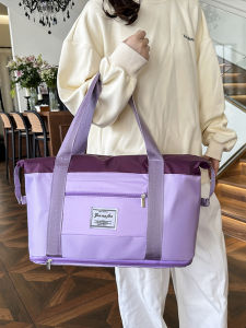 Travel Storage Bag Oxford Cloth Wet And Dry Separation Handheld Luggage Bag Short Trip Pull Rod Handbag Organizer Bag