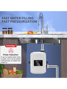 Booster Pump Automatic 24v 100w to 220w Optional Household Small Silent Tap Water Bath Shower Pump Washing Machine Bathroom