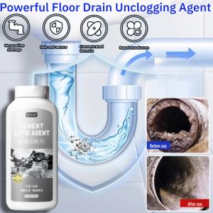Powerful Floor Drain Unclogging Agent For Cement Clogs Strong Dissolving Toilet Blockage Unclogging Powder