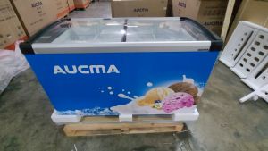 Aucma Sliding Door Chest Freezer Frameless glass door design 435L / 665L Capacity - SD-435 / SD-665