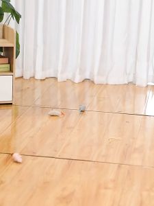 Puppy ของเล่นแมวหนูน้อยจำลองตุ๊กตา อุปกรณ์สัตว์เลี้ยง 3 ชิ้น/บรรจุภัณฑ์การ์ด หนูน้อย 3 ตัว LI0381