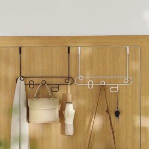 ที่แขวนของหลังบานประตู ตะขอแขวนของ ไม่ต้องเจาะผนัง ดีไซน์มินิมอล ที่แขวนของอเนกประสงค์ มินิมอล สไตล์เกาหลี