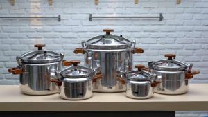 Oxone Presto Aluminium 40 Liter ALUPRESS Panci Jumbo Pressure Cooker OX-2040