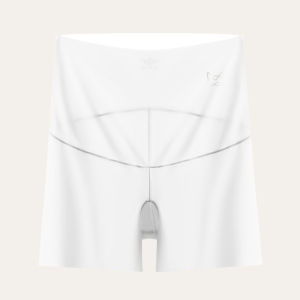 MiiOW | Quần lót nữ mang thai Ice Silk không để lại dấu vết quần an toàn mùa hè mỏng cạp cao quần đùi ngắn quần lót hai trong một