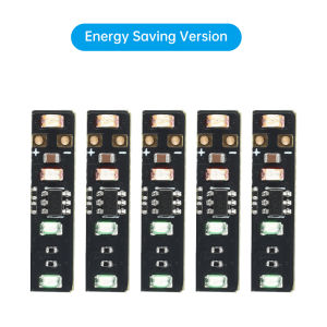 diymore | DC 3.7-4.2V Mini Power Meter Iindicator LED Light 1S Ternary Lithium Battery Power Display Module Power Display Module
