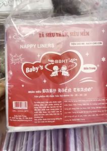 Giấy lót phân su tím Hiền Trang cho bé sơ sinh (Bịch 20 miếng)