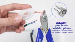 RELIFE RL-0001 Diagonal Pliers High Hardness and Precision Electronic Wire Cutting Nipper Phone Repair Cable Cutter