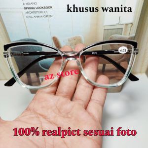 Kacamata baca i love mom frame plastik modis cat eye kaki per khusus wanita cod premium