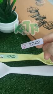 Label Nama Custom Mini Waterproof || Sticker Nama Tahan Air Custom