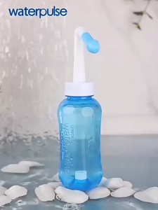 [SG In Stock]Nasal Rinse Bottle Set with 30 Saline Packets Adult & Child Nozzles Gentle Daily Nasal Cleansing Kit