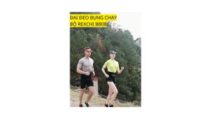 Đai đeo bụng chạy bộ 2 mặt Rexchi BB08ngăn chứa đồ siêu rộngđể được bình nướcđiện thoạigelmuốiđeo bib