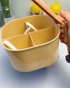 TEMPAT BUMBU SEKAT 4IN1 KOTAK DAPUR GRID WADAH SERBAGUNA 4 IN 1 ISI 4 SLOT BOX RAK SNACK ON TERBARU