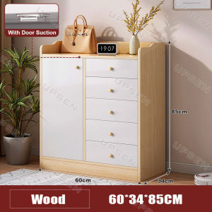 Drawer Cabinet Chest Organizer Multipurpose Durable Storage Cabinet Sidebaord Locker Cabinet for Bedroom Living Room Drawer Organizer