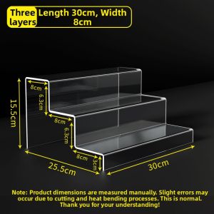 XYBP | Toy Display Cases Transparent Acrylic Display Cabinet for Live Action Figures Customization