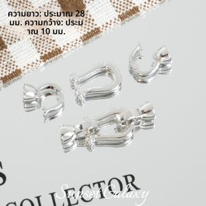 จี้โซ่หิน Zircon 18K ชุบทอง เครื่องประดับ DIY ทำมือ จี้หัวเข็มขัด หัวเข็มขัดสุดเก๋สำหรับสร้อยคอและแหวน